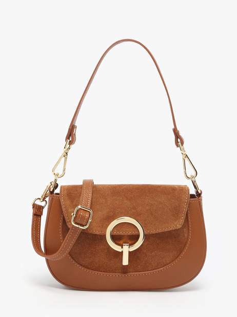 Sac Bandoulière Velvet Caviar Cuir Milano Marron velvet caviar VC25068