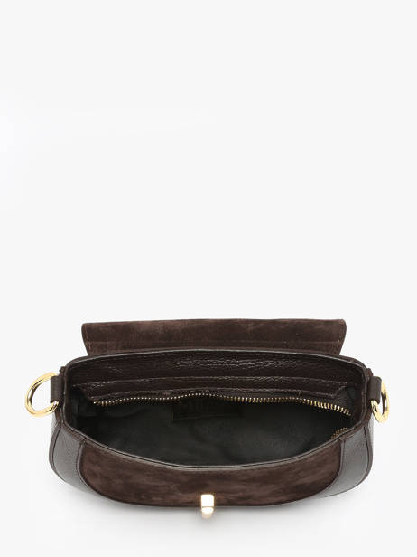 Cross Body Tas Velvet Caviar Leder Milano Bruin velvet caviar VC25068 ander zicht 3