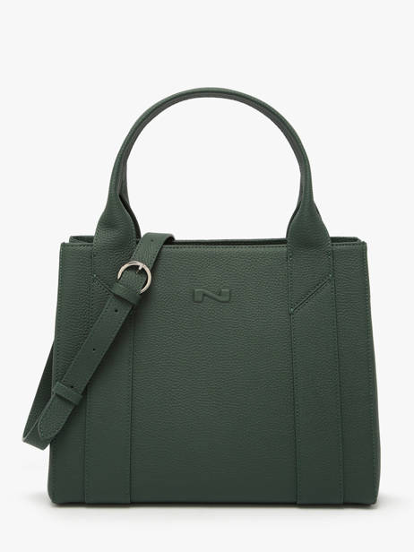 Sac  Main Breda Cuir Nathan baume Vert mondrian 2