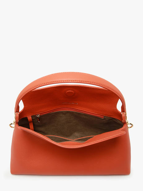 Schoudertas Freesia Leder Nathan baume Oranje eden 4 ander zicht 3