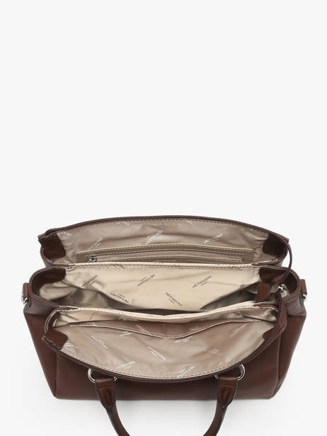 Handtas Confort Leder Hexagona Bruin confort 22641 ander zicht 2