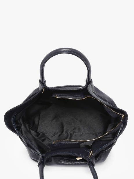 Sac à Main Caviar Cuir Milano Bleu caviar CA25063 vue secondaire 2
