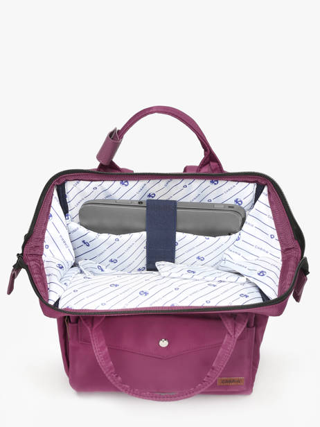 Personaliseerbare Rugzak Adventurer Medium Cabaia Violet adventurer BAGS ander zicht 3