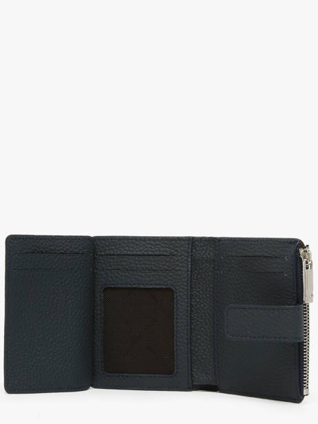 Kaarthouder Met Portemonnee Leder Nathan baume Blauw original n 102N ander zicht 2