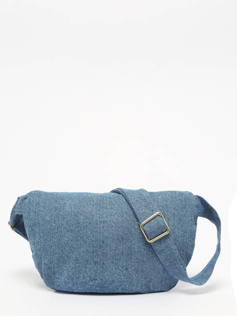 Belt Bag Custine Gerecycleerd Katoen Rivedroite Blauw timeless CUSTITIM ander zicht 4