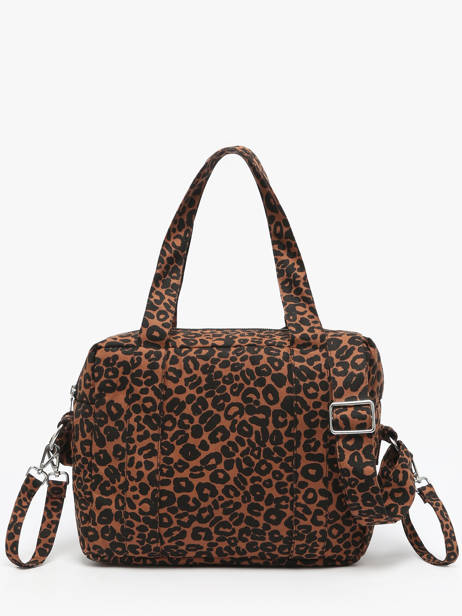 Handtas Mini Darcy Gerecycleerd Katoen Rivedroite Blauw wild tribe MDARCWIL ander zicht 4