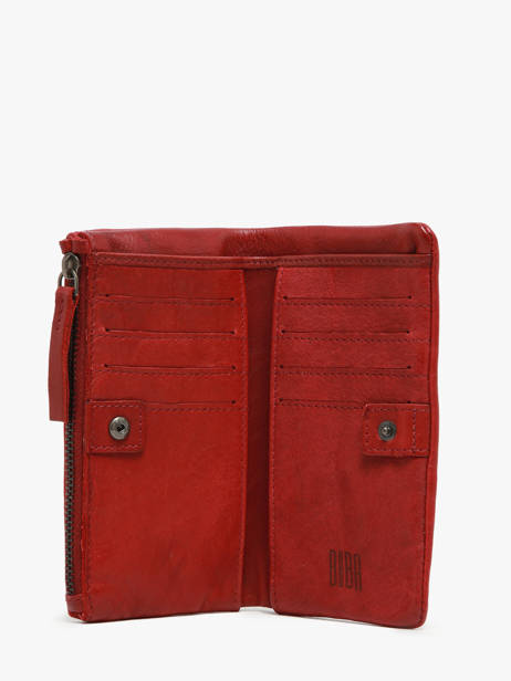Portefeuille Heritage Leder Biba Rood heritage DON4L ander zicht 1