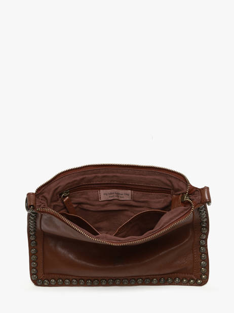 Sac Bandoulière Heritage Cuir Biba Marron heritage POR2L vue secondaire 2