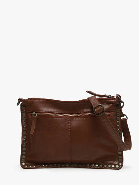 Sac Bandoulière Heritage Cuir Biba Marron heritage POR2L vue secondaire 3