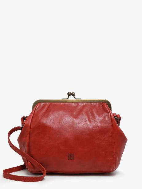 Sac Bandoulière Heritage Cuir Biba Rouge heritage BT22