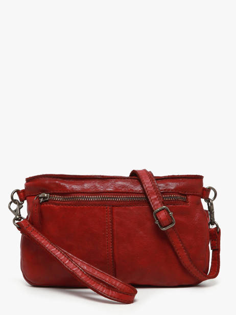 Schoudertas Heritage Leder Biba Rood heritage DON1L ander zicht 4