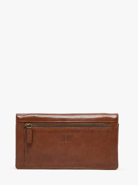 Portefeuille Leder Biba Bruin wallet VET2L ander zicht 2
