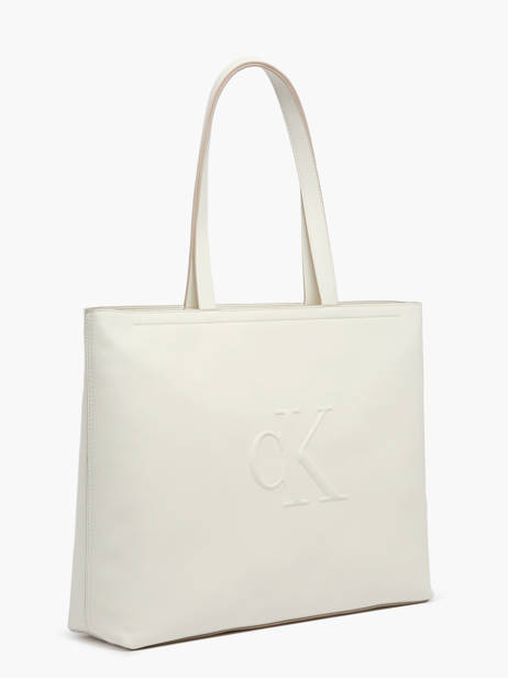 Sac Porté épaule Sculpted Calvin klein jeans Blanc sculpted 4K3070G vue secondaire 1
