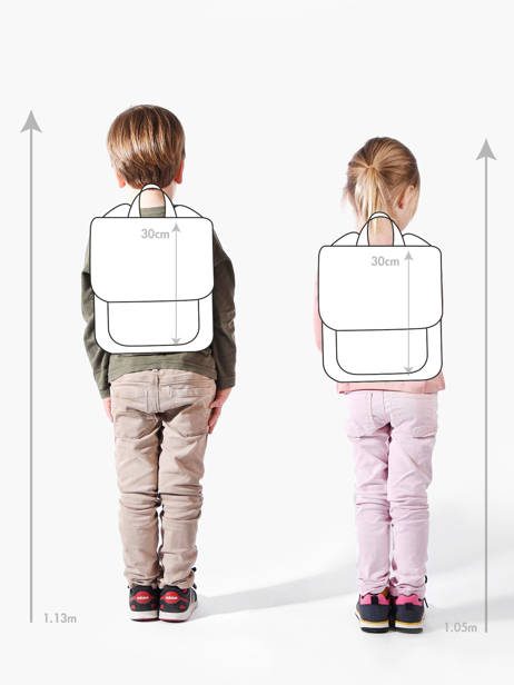 Rugzak 1 Compartiment Hindbag kids collection ROMY ander zicht 1