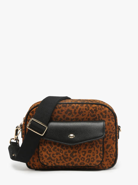 Sac Bandoulière Leonie Polyester Hexagona Marron leonie 5120198