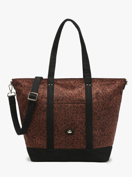 Sac Porté épaule Leonie Polyester Hexagona Marron leonie 5120195