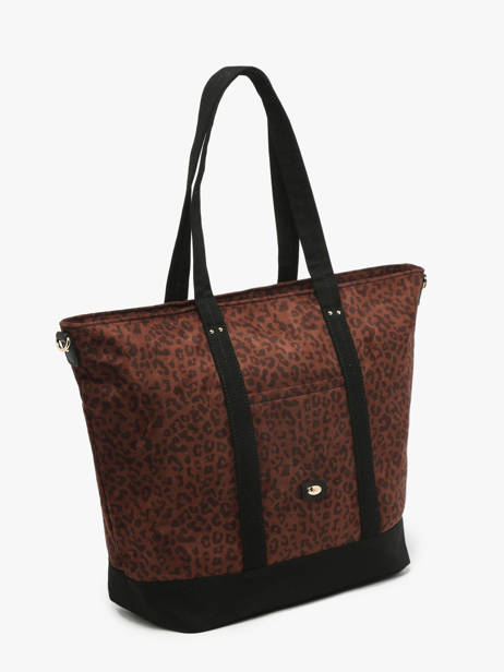 Sac Porté épaule Leonie Polyester Hexagona Marron leonie 5120195 vue secondaire 2