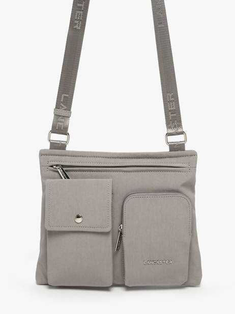 Sac Bandoulière Lancaster Gris basic pocket 90 vue secondaire 2