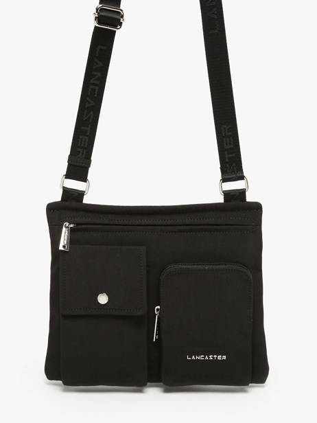 Sac Bandoulière Lancaster Noir basic pocket 90 vue secondaire 1
