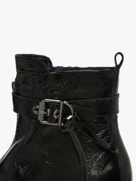 Enkellaarsjes Met Hak Evie Uit Leder Dorking Zwart women D9163 ander zicht 2