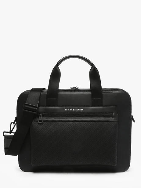 Documententas Tommy hilfiger Zwart monogram AM13835