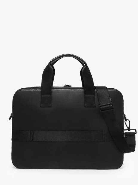 Documententas Tommy hilfiger Zwart monogram AM13835 ander zicht 3