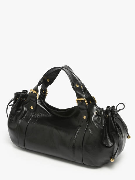 Schoudertas Premium Leder Gerard darel Zwart premium DCS01417 ander zicht 1