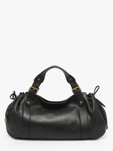 Schoudertas Icone Leder Gerard darel Zwart icone DCS01410 ander zicht 4