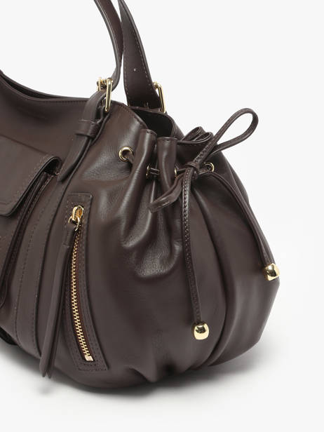 Sac Porté épaule Icone Cuir Gerard darel Marron icone DCS30410 vue secondaire 4