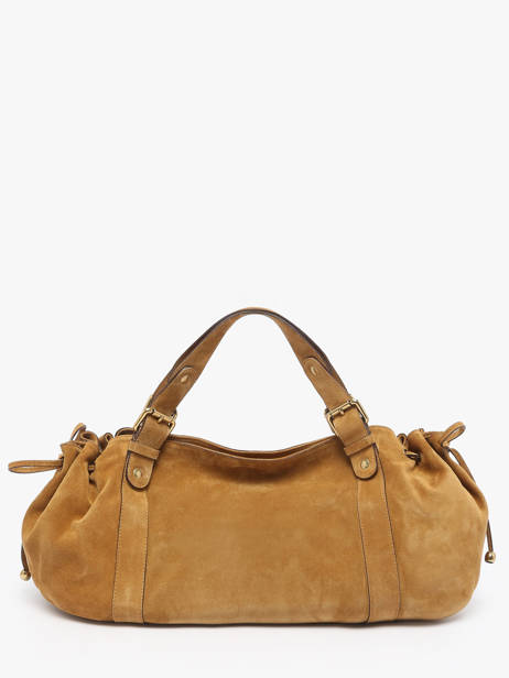 Sac Porté épaule Folk Cuir Gerard darel Jaune folk DCS01407 vue secondaire 3