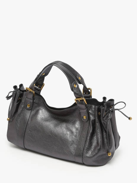 Schoudertas Gun Metal Leder Gerard darel Grijs gun metal DCS01446 ander zicht 1