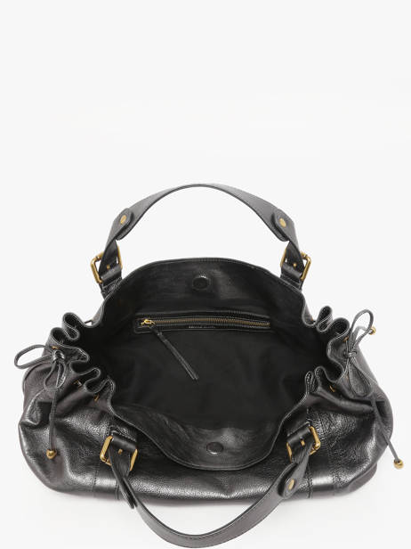 Schoudertas Gun Metal Leder Gerard darel Grijs gun metal DCS01446 ander zicht 2