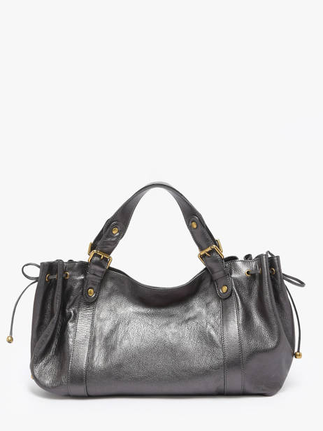 Schoudertas Gun Metal Leder Gerard darel Grijs gun metal DCS01446 ander zicht 3