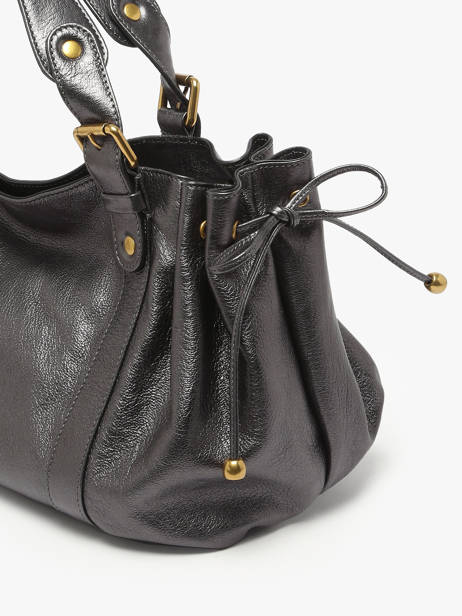 Schoudertas Gun Metal Leder Gerard darel Grijs gun metal DCS01446 ander zicht 4