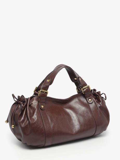 Sac Porté épaule Froisse Cuir Gerard darel Marron froisse DCS01474 vue secondaire 1