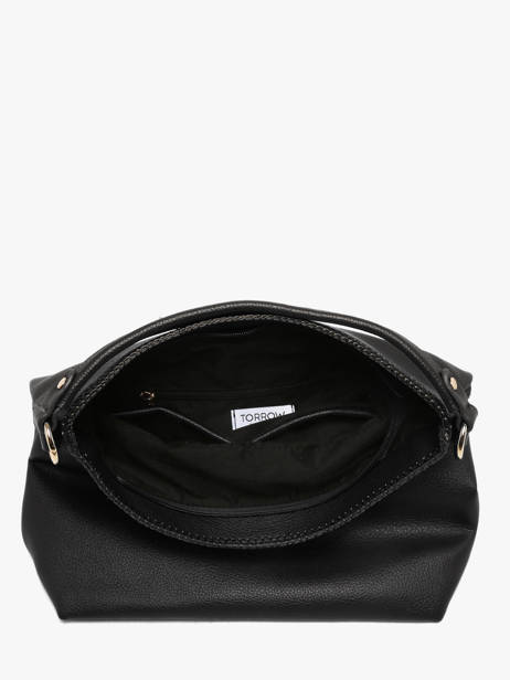 Schoudertas Brodery Torrow Zwart brodery TBRO01 ander zicht 3