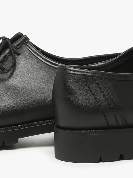 Derby Veterschoenen Uit Leder Kleman Zwart women PADRINI ander zicht 2