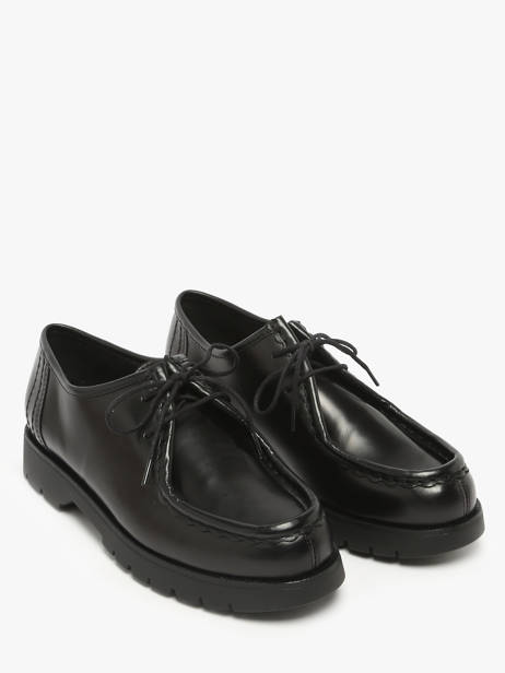 Chaussures Derbies En Cuir Kleman Noir women PADRORB2 vue secondaire 1