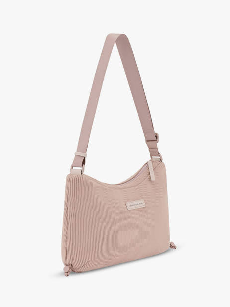 Skara Small Cord - Cross Body Tas  Kapten and son Roze cord SC ander zicht 2