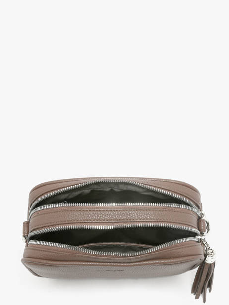 Cross Body Tas Grained Miniprix Bruin grained HOWARD ander zicht 2