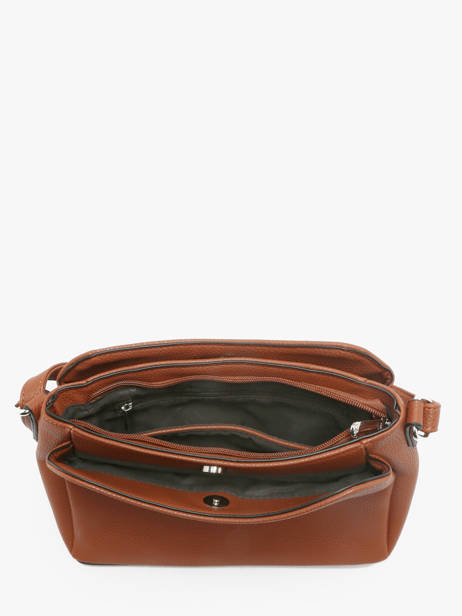 Cross Body Tas Grained Miniprix Bruin grained F2516 ander zicht 2