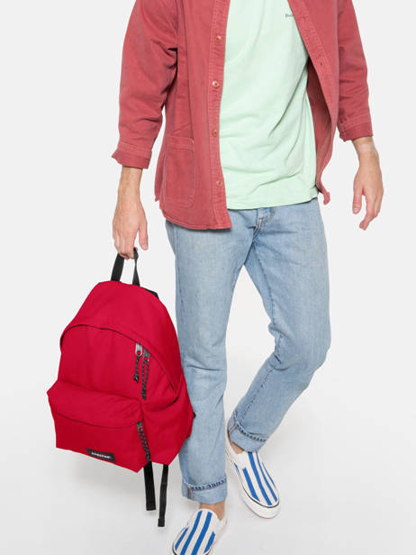 Rugzak Padded Pak'r Eastpak Rood authentic 620 ander zicht 1