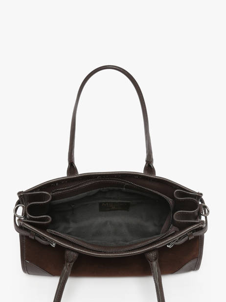 Sac Porté épaule Velvet Caviar Cuir Milano Marron velvet caviar VC25062 vue secondaire 3
