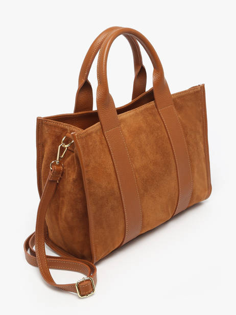 Handtas Velvet Caviar Milano Bruin velvet caviar VC25063 ander zicht 2