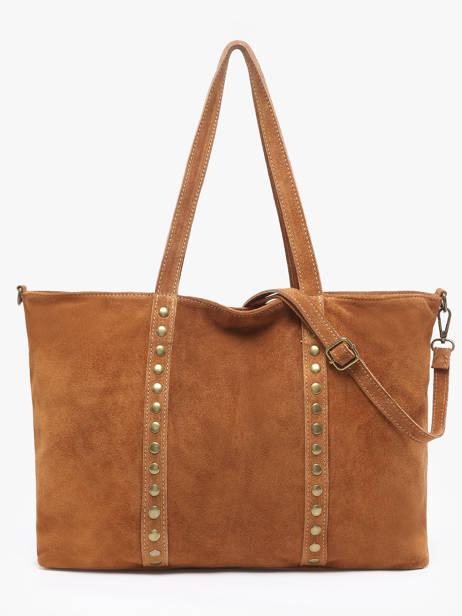 Schoudertas Velvet Milano Bruin velvet VE24113 ander zicht 4