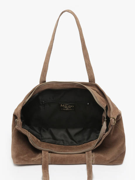 Sac Porté épaule Velvet Milano Marron velvet VE24113 vue secondaire 3