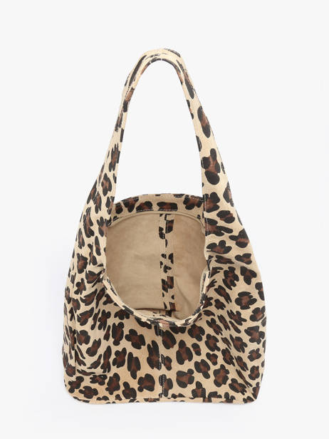 Schoudertas Velvet Leopardo Milano Beige velvet leopardo VL25065 ander zicht 3