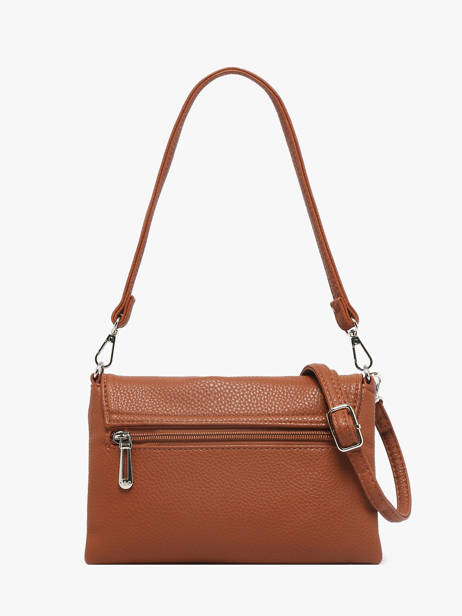 Cross Body Tas Grained Miniprix Bruin grained H9158 ander zicht 3