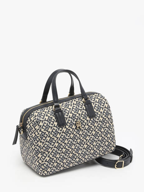 Handtas Th Jacquard Gerecycleerd Polyester Tommy hilfiger Groen th jacquard AW17633 ander zicht 1