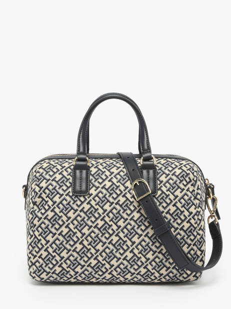Handtas Th Jacquard Gerecycleerd Polyester Tommy hilfiger Groen th jacquard AW17633 ander zicht 3